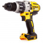 Дриль-шурупокрут DeWALT, безщітковий, ударний, 18 В XR Li-ion, 5 А/год, 95 Нм, 0-500 / 1500 / 2250 об/хв, 0-8600 / 25500 / 38250, патрон 13 мм швидкозатискний, кількість швидкостей - 3, вага 1.6 кг, додаткова рукоятк