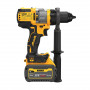 Дриль-шурупокрут DeWALT, безщітковий, ударний, 18 В XR Li-ion 6 А/год, 126 Нм, 0-500 / 1500 / 2250 об/хв, 0-8500 / 25500 / 38250 уд/хв, патрон 13 мм швидкозатискний, кількість швидкостей - 3, вага 1.61 кг, 1 акумулят