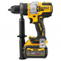Дриль-шурупокрут DeWALT, безщітковий, ударний, 18 В XR Li-ion 9 А/год, 126 Нм, 0-500 / 1500 / 2250 об/хв, 0-8500 / 25500 / 38250 уд/хв., патрон 13 мм швидкозатискний, кількість швидкостей - 3, вага 1.61 кг, 1 акумуля