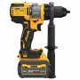 Дриль-шурупокрут DeWALT, безщітковий, ударний, 18 В XR Li-ion 9 А/год, 126 Нм, 0-500 / 1500 / 2250 об/хв, 0-8500 / 25500 / 38250 уд/хв., патрон 13 мм швидкозатискний, кількість швидкостей - 3, вага 1.61 кг, 1 акумуля