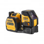 Рівень лазерний лінійний DeWALT, 10.8 / 12 / 18 В XR Li-Ion, зелений промінь, 2 промені, вага комплекту 4.4 кг, 1 акумулятор 18 В XR Li-ion 2 А/год, ЗП, лазерна мішень, кронштейн для настінного монтажу, TSTAK