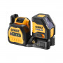 Рівень лазерний лінійний DeWALT, 10.8 / 12 / 18 В XR Li-Ion, зелений промінь, 2 промені, вага комплекту 4.4 кг, 1 акумулятор 18 В XR Li-ion 2 А/год, ЗП, лазерна мішень, кронштейн для настінного монтажу, TSTAK