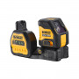 Рівень лазерний лінійний DeWALT, 10.8 / 12 / 18 В XR Li-ion, зелений промінь, 2 промені, вага комплекту 3.6 кг, без акумулятора і зарядного пристрою, лазерна мішень, кронштейн для настінного монтажу, TSTAK