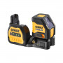 Рівень лазерний лінійний DeWALT, 10.8 / 12 / 18 В XR Li-ion, зелений промінь, 2 промені, вага комплекту 3.6 кг, без акумулятора і зарядного пристрою, лазерна мішень, кронштейн для настінного монтажу, TSTAK