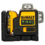 Рівень лазерний лінійний DeWALT, 10.8 / 12 В XR Li-ion, зелений промінь, вага 0.44 кг, 1 акумулятор 2 А/год, ЗП, валіза