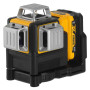 Рівень лазерний лінійний DeWALT, 10.8 / 12 В XR Li-ion, зелений промінь, вага 0.44 кг, 1 акумулятор 2 А/год, ЗП, валіза