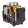 Рівень лазерний лінійний DeWALT, 10.8 / 12 В XR Li-ion, зелений промінь, вага 0.44 кг, 1 акумулятор 2 А/год, ЗП, валіза