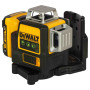 Рівень лазерний лінійний DeWALT, 10.8 / 12 В XR Li-ion, зелений промінь, вага 0.44 кг, 1 акумулятор 2 А/год, ЗП, валіза