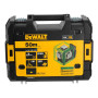 Рівень лазерний лінійний DeWALT, 10.8 / 12 В XR Li-ion, зелений промінь, вага 0.44 кг, 1 акумулятор 2 А/год, ЗП, валіза