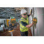 Рівень лазерний лінійний DeWALT, 10.8 / 12 В XR Li-ion, зелений промінь, вага 0.44 кг, 1 акумулятор 2 А/год, ЗП, валіза