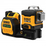 Рівень лазерний лінійний DeWALT, 10.8 / 12 / 18 В XR Li-ion, зелений промінь, вага комплекту 4.5 кг, 1 акумулятор 18 В XR Li-Ion 2 А/год, ЗП, лазерна мішень, кронштейн для настінного монтажу, TSTAK