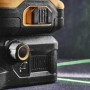 Рівень лазерний лінійний DeWALT, 10.8 / 12 / 18 В XR Li-ion, зелений промінь, вага комплекту 4.5 кг, 1 акумулятор 18 В XR Li-Ion 2 А/год, ЗП, лазерна мішень, кронштейн для настінного монтажу, TSTAK