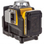 Рівень лазерний лінійний DeWALT, 10.8 / 12 В XR Li-ion, червоний промінь, 1 акумулятор 2 А/год, зарядний пристрій, валіза