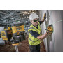 Рівень лазерний лінійний DeWALT, 10.8 / 12 / 18 В XR Li-ion, зелений промінь, вага комплекту 3.8 кг, без акумулятора і зарядного пристрою, лазерна мішень, кронштейн для настінного монтажу, TSTAK
