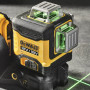 Рівень лазерний лінійний DeWALT, 10.8 / 12 / 18 В XR Li-ion, зелений промінь, вага комплекту 3.8 кг, без акумулятора і зарядного пристрою, лазерна мішень, кронштейн для настінного монтажу, TSTAK