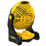 Повітродувка-вентилятор акумуляторний DeWALT, 18 В XR Li-ion, продуктивність 1680 м.куб/год, плавне регулювання обертів до 3000 об/хв, діаметр крильчатки 178 мм, вага 2.7 кг, без акумуляторів і зарядного пристрою