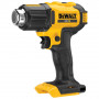 Пістолет гарячого повітря акумуляторний DeWALT, 18 В, температура 290-530 °C, вага 0.5 кг, без акумулятора та ЗП