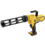 Пістолет акумуляторний для герметиків DeWALT, 18 В XR Li-ion, контейнер 300 мл, вага 1.8 кг, без акумуляторів та ЗП