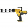 Пістолет акумуляторний для герметиків DeWALT, 18 В XR Li-ion, контейнер 300 мл, вага 1.8 кг, без акумуляторів та ЗП