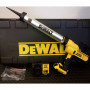 Пістолет для герметиків акумуляторний DeWALT, 18 В XR Li-ion, контейнер 300 - 600 мл, вага 2.2 кг, 1 акумулятор 2 А/год, ЗП та валіза