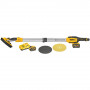Шліфмашина ексцентрикова акумуляторна безщіткова DeWALT, 18 В XR Li-ion, 225 мм, 700-1200 об/хв, вага 3.9 кг