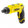 Викрутка акумуляторна DeWALT, 3.6 В Li-ion, 190 об/хв, реверс, підсвітка, вага 0.5 кг, акумулятор, зарядний пристрій, валіза