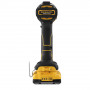 Шурупокрут ударний акумуляторний DeWALT, 18 В XR Li-ion, безщітковий, 190 Нм, 2800 об/хв, валіза, вага 0.96 кг