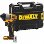 Шурупокрут ударний акумуляторний DeWALT, 18 В XR Li-ion, безщітковий, 192 Нм, 3200 об/хв, 4200 уд/хв, розмір тримача насадок 6.35 мм (1/4), кількість швидкостей - 1, вага 0.88 кг, без акумуляторів та зарядного пристр