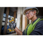 Шурупокрут ударний акумуляторний DeWALT, безщітковий, XR Li-ion 18 В PowerStack 1.7 А/год, 206 Нм, 3250 об/хв, 3800 уд/хв, розмір тримача насадок 6.35 мм (1/4), кількість швидкостей - 3, вага 0.95 кг, 2 акумулятори,
