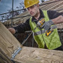 Шурупокрут ударний акумуляторний DeWALT, 18 В XR Li-ion, безщітковий, 205 Нм, 3250 об/хв, без акумулятору та зарядного пристрою, вага 0.9 кг