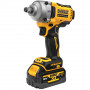 Гайковерт ударний DeWALT, безщітковий, XR Li-ion 18 В серії «G» (Glass Filled Nylon), 812 Нм, 2000 об/хв, 3250 уд/хв, розмір тримача насадок 1/2 зі стопорним кільцем, кількість швидкостей - 3+1 режим, вага 1.67 кг, 2