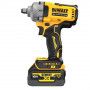Гайковерт ударний DeWALT, безщітковий, XR Li-ion 18 В серії «G» (Glass Filled Nylon), 812 Нм, 2000 об/хв, 3250 уд/хв, розмір тримача насадок 1/2 зі стопорним кільцем, кількість швидкостей - 3+1 режим, вага 1.67 кг, 2
