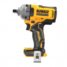 Гайковерт ударний DeWALT, безщітковий, XR Li-ion 18 В, 812 Нм, 2000 об/хв, 3250 уд/хв, розмір тримача насадок 1/2 зі шплінтом, кількість швидкостей - 3+1 режим, вага 1.67 кг, без акумуляторів, зарядного пристрою та в