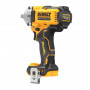 Гайковерт ударний DeWALT, безщітковий, XR Li-ion 18 В, 812 Нм, 2000 об/хв, 3250 уд/хв, розмір тримача насадок 1/2 зі шплінтом, кількість швидкостей - 3+1 режим, вага 1.67 кг, без акумуляторів, зарядного пристрою та в