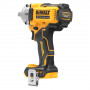 Гайковерт ударний DeWALT, безщітковий, XR Li-ion 18 В, 812 Нм, 2000 об/хв, 3250 уд/хв, розмір тримача насадок 1/2 зі шплінтом, кількість швидкостей - 3+1 режим, вага 1.67 кг, без акумуляторів, зарядного пристрою, вал