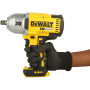 Гайковерт ударний DeWALT, безщітковий, XR Li-ion 18 В, 950 Нм, 400 / 1200 / 1900 об/хв, 2400 уд/хв, розмір тримача насадок 1/2, кількість швидкостей - 3, вага 2.6 кг, без акумулятора і зарядного пристрою та валізи