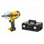 Гайковерт ударний DeWALT, безщітковий, XR Li-ion 18 В, 950 Нм, 400 / 1200 / 1900 об/хв, 2400 уд/хв, розмір тримача насадок 1/2, кількість швидкостей - 3, вага 2.6 кг, без акумулятора і зарядного пристрою, валіза