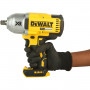 Гайковерт ударний DeWALT, безщітковий, XR Li-ion 18 В, 950 Нм, 400 / 1200 / 1900 об/хв, 2400 уд/хв, розмір тримача насадок 1/2, кількість швидкостей - 3, вага 2.6 кг, без акумулятора і зарядного пристрою, валіза