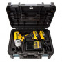 Гайковерт ударний DeWALT, безщітковий, XR Li-ion 18 В, 5 А/год, 950 Нм, 400 / 1200 / 1900 об/хв, 2400 уд/хв, розмір тримача насадок 1/2, кількість швидкостей - 3, вага 3.22 кг, 2 акумулятора, зарядний пристрій, валіз