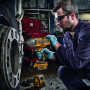 Гайковерт ударний DeWALT, безщітковий, XR Li-ion 18 В, 5 А/год, 950 Нм, 400 / 1200 / 1900 об/хв, 2400 уд/хв, розмір тримача насадок 1/2, кількість швидкостей - 3, вага 3.22 кг, 2 акумулятора, зарядний пристрій, валіз
