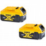 Гайковерт ударний DeWALT, безщітковий, XR Li-ion 18 В,1396 Нм, 5 А/год, 2300 об/хв, 2200 уд/хв, розмір тримача насадок 1/2 зі стопорним кільцем, кількість швидкостей - 3+1 режими, вага 2.9 кг, 2 акумулятори, зарядний