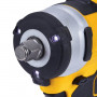 Гайковерт ударний DeWALT, безщітковий, XR Li-ion 12 В, 338 Нм, 5 А/год, 2850 об/хв, 3250 уд/хв, розмір тримача насадок 1/2, кількість швидкостей - 1, вага 1 кг, 1 акумулятор, зарядний пристрій, гумовий чохол корпусу,
