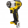 Гайковерт ударний DeWALT, безщітковий, XR Li-ion 12 В, 168 Нм, 1000-2850 об/хв, 3600 уд/хв, розмір тримача насадок 3/8, кількість швидкостей - 3, вага 0.8 кг, без акумулятора і зарядного пристрою