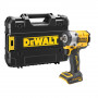 Гайковерт ударний DeWALT, безщітковий, XR Li-ion 18 В, 406 Нм, 2500 об/хв, 3550 уд/хв, розмір тримача насадок 1/2 зі стопорним кільцем, кількість швидкостей - 2+2 режими, вага 1.1 кг, без акумуляторів, зарядного прис