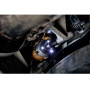 Гайковерт ударний DeWALT, безщітковий, XR Li-ion 18 В, 406 Нм, 2500 об/хв, 3550 уд/хв, розмір тримача насадок 1/2 зі шплінтом, кількість швидкостей - 2+2 режими, вага 1.1 кг, без акумуляторів, зарядного пристрою, вал