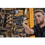 Гайковерт ударний DeWALT, безщітковий, XR Li-ion 18 В, 406 Нм, 2500 об/хв, 3550 уд/хв, розмір тримача насадок 3/8 зі зі стопорним кільцем, кількість швидкостей - 2+2 режими, вага 1.1 кг, без акумуляторів, зарядного п