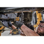 Гайковерт ударний DeWALT, безщітковий, XR Li-ion 18 В, 406 Нм, 2500 об/хв, 3550 уд/хв, розмір тримача насадок 3/8 зі зі стопорним кільцем, кількість швидкостей - 2+2 режими, вага 1.1 кг, без акумуляторів, зарядного п