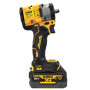 Гайковерт ударний DeWALT, безщітковий, XR Li-ion 18 В серії «G» (Glass Filled Nylon), 406 Нм, 5 А/год, 2500 об/хв, 3550 уд/хв, розмір тримача насадок 3/8 зі зі стопорним кільцем, кількість швидкостей - 2+2 режими, ва