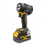Гайковерт ударний DeWALT, безщітковий, XR Li-ion 18 В серії «G» (Glass Filled Nylon), 406 Нм, 5 А/год, 2500 об/хв, 3550 уд/хв, розмір тримача насадок 3/8 зі зі стопорним кільцем, кількість швидкостей - 2+2 режими, ва