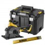 Штроборіз акумуляторний безщітковий DeWALT, 54 В XR FLEXVOLT Li-ion, діаметр диска 125 х 22.23 мм, вага 3.7 кг, без акумулятора та ЗП, TSTAK